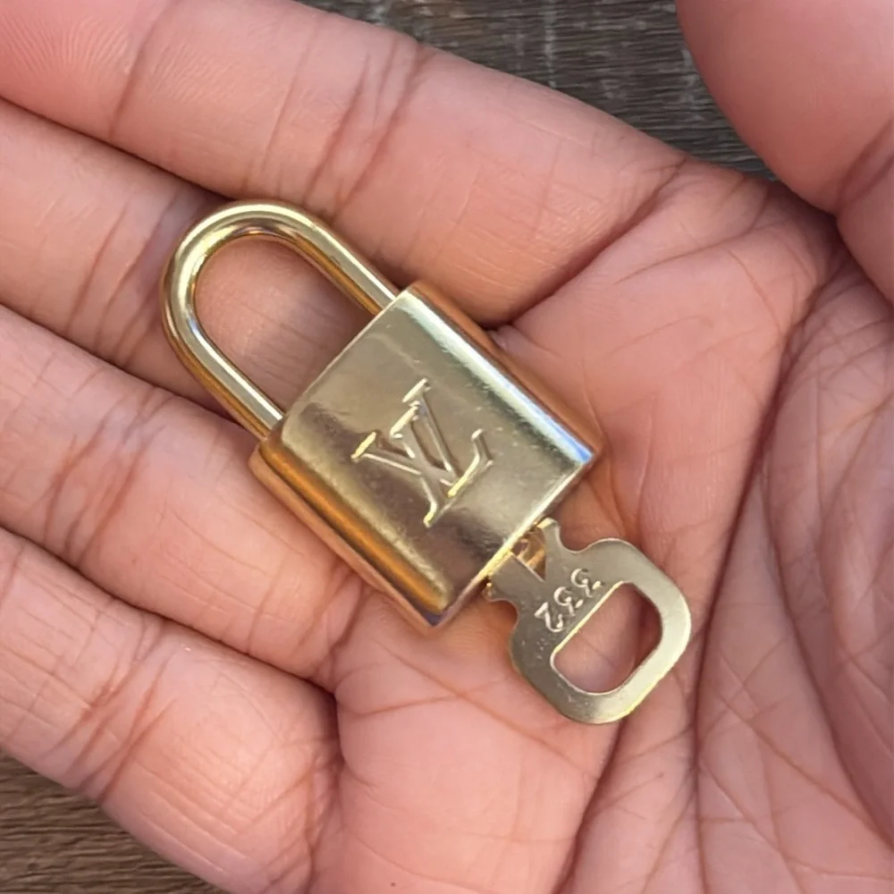 Louis vuitton brass lockset #332